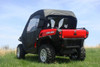 3 Star side x side can-am commander full cab enclosure side and rear angle view