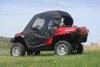 3 Star side x side can-am commander full cab enclosure side angle view