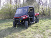 3 Star side x side can-am defender vinyl windshield roof and rear window front and side angle view
