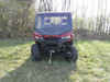 3 Star side x side can-am defender vinyl windshield and roof front view