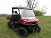 3 Star side x side can-am defender windshield front and side angle view