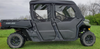 3 Star side x side can-am defender max full cab enclosure with upper doors side view