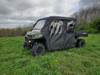3 Star side x side can-am defender max full doors side and front angle view
