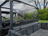 3 Star side x side can-am defender max lexan rear window rear angle view close up