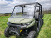 3 Star side x side can-am defender max windshield front angle view