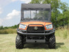 3 Star side x side Kubota RTV X900/X1120 vinyl windshield and top front view
