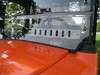 3 Star side x side Kubota RTV 900/1120 windshield close-up view