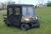3 Star side x side Kubota RTV 1140 full cab enclosure front and side angle view