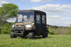 3 Star side x side Kubota RTV 1140 full cab enclosure front and side angle view distance