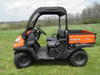 3 Star side x side Kubota RTV 400/500/520 vinyl windshield and top side view