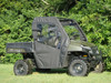 3 Star side x side Polaris Ranger 500 and 700 soft doors and rear window side and front angle view