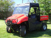3 Star side x side Honda Big Red full cab enclosure side angle view