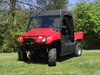 3 Star side x side Honda Big Red vinyl windshield and roof front and side angle view distance