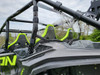 3 Star side x side Honda Talon 1000-4 Lexan rear window rear corner view