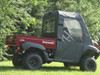 3 Star side x side Kawasaki Mule 4000/4010 full cab enclosure side angle view