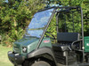 3 Star side x side Kawasaki Mule 4000/4010 windshield front and side angle view