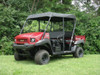3 Star side x side Kawasaki Mule 4000/4010 trans soft top side and front angle view