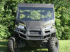 3 Star side x side Polaris Ranger 500/700/800/6x6 vinyl windshield and top front view