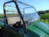 3 Star Kawasaki Mule Pro MX two piece polycarbonate windshield with optional scratch resistance