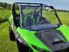 Kawasaki Teryx KRX 1-Piece Windshield front angle view
