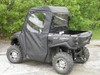 Kymco UXV 450i Full Cab Enclosure for Hard Windshield side and rear angle view
