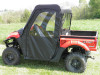Kymco 500/500i Full Cab Enclosure with Vinyl Windshield Side View