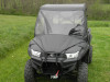 Kymco 700 Full Cab Enclosure with Vinyl Windshield Front View
