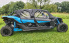 3 Star side x side Can-Am Maverick X3 Max upper doors and rear window side view