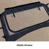 Side X Side UTV Soft Upper Front Doors w/ Middle Window Honda Pioneer 1000-5 middle window