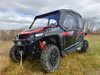 3 Star side x side Polaris General Crew full cab enclosure front angle view