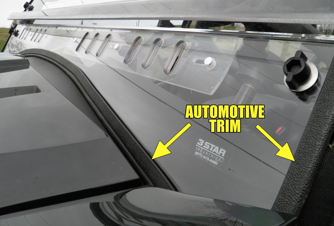 3 Star, side x side, side by side, accessories, Polaris, Ranger, 570-6, 800, crew, two piece, windshield, polycarbonate, lexan, hard, coated, scratch resistant, scratch resistance, mr10, mar, gp lexan, vents, vented, vent