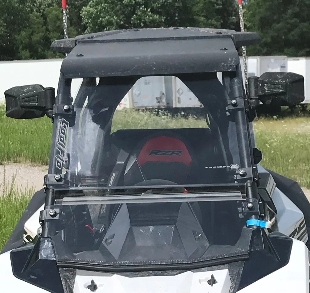CoolFlo Windshield with Fast Clamps Polaris RZR RS1