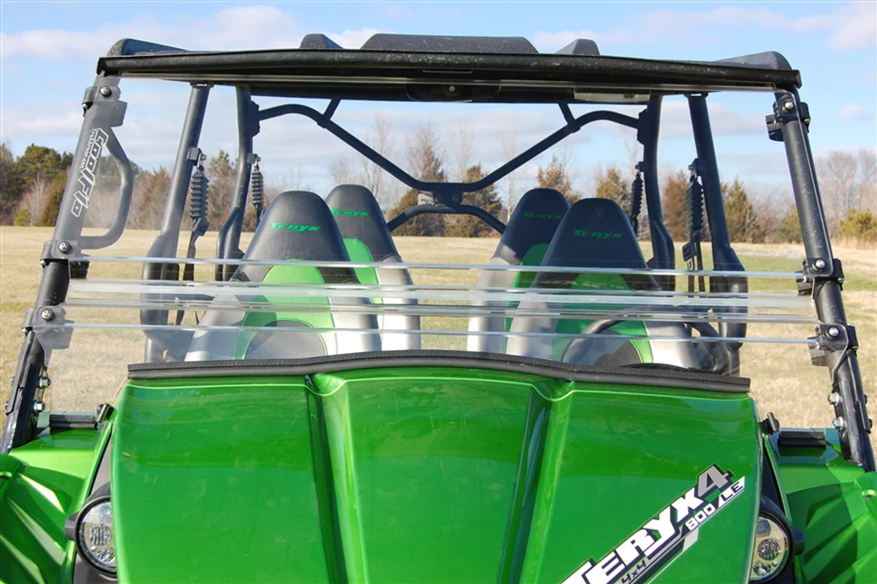 CoolFlo Windshield with Fast Clamps Kawasaki Teryx