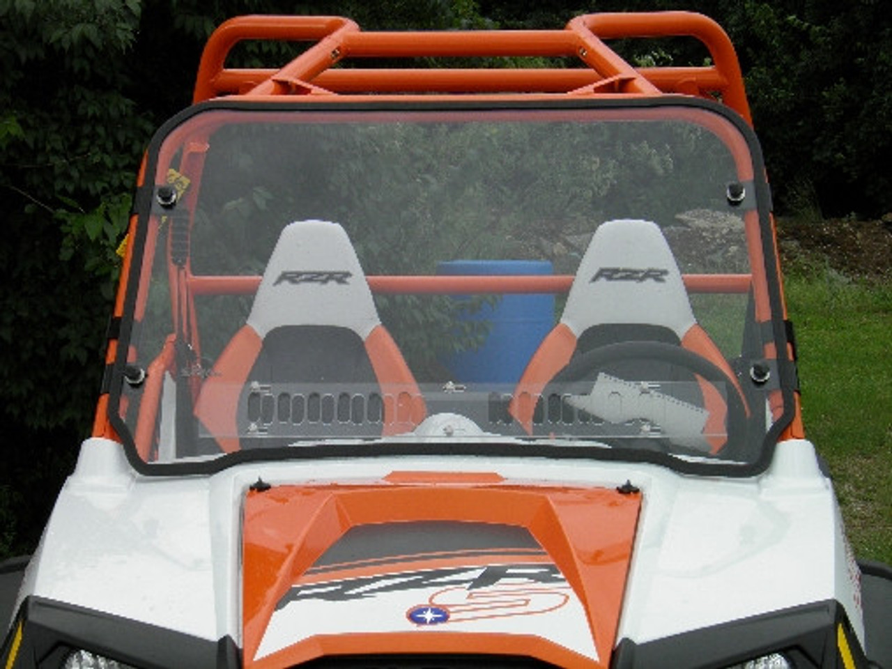 3 Star side x side Polaris RZR 570/800/900 windshield front view