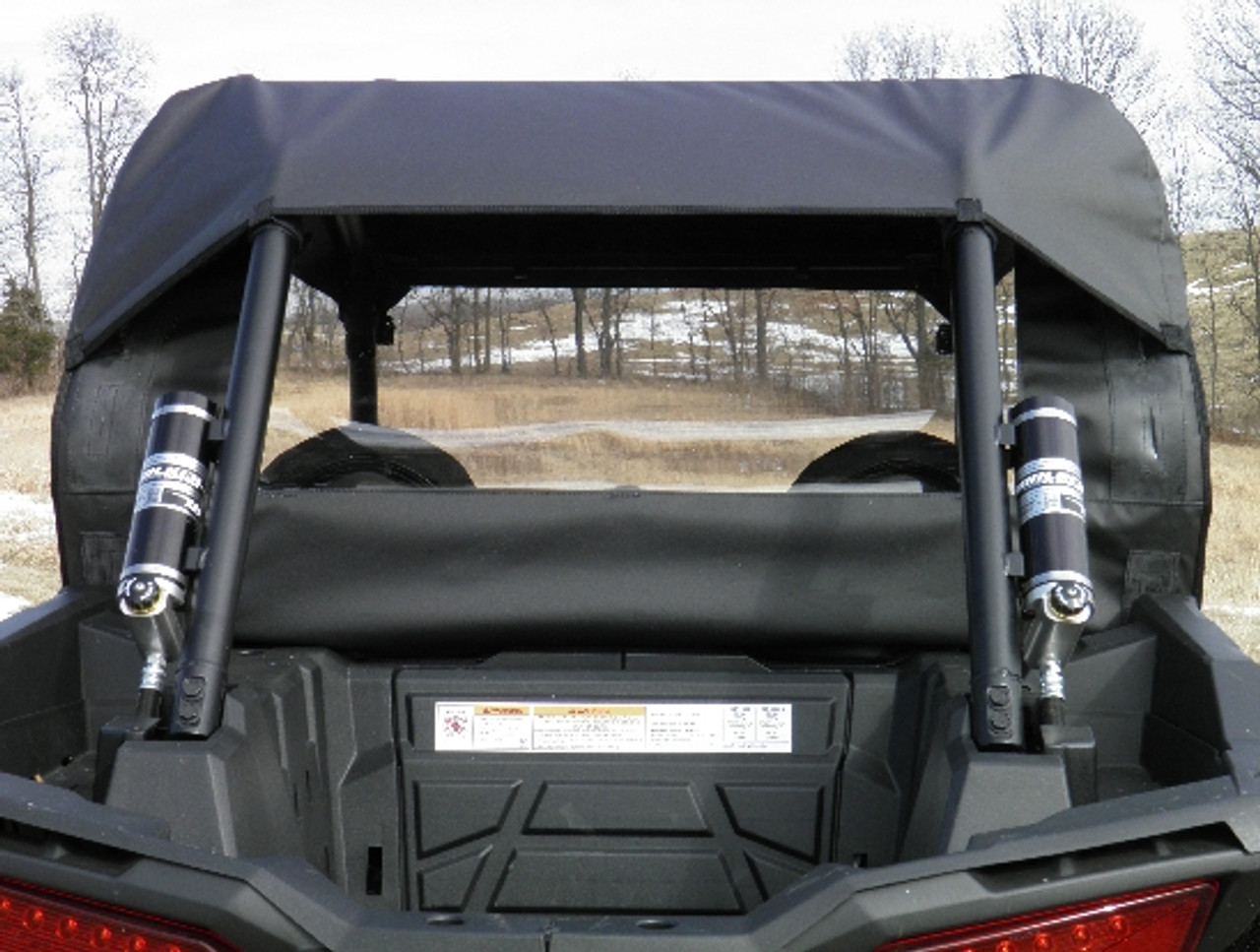 3 Star side x side Polaris RZR 900/1000 Full Cab Enclosure for Hard Windshield Rear View