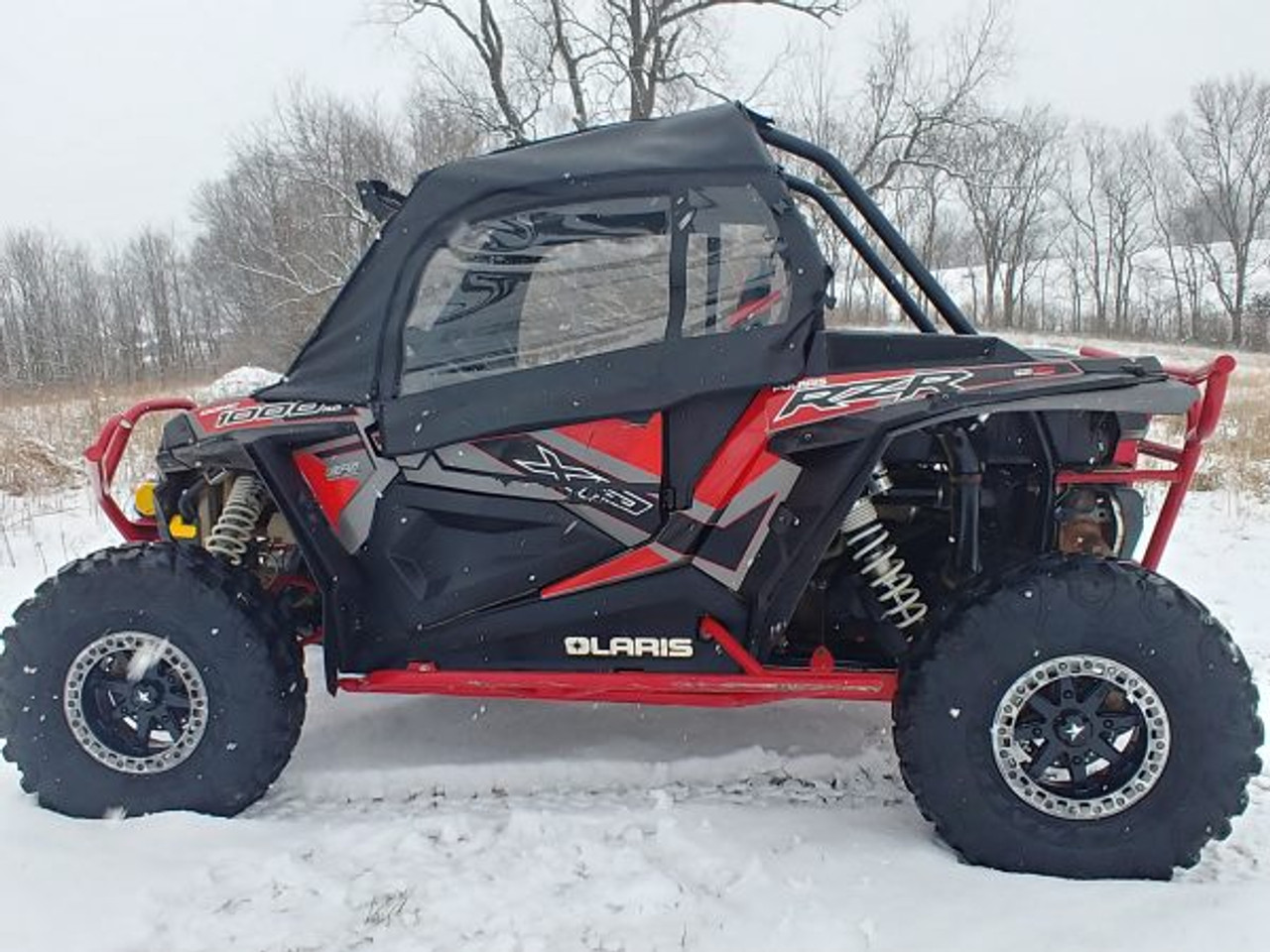 3 Star side x side accessories Polaris RZR XP1000/XP Turbo/S1000 Full Cab Enclosure for Hard Windshield side view