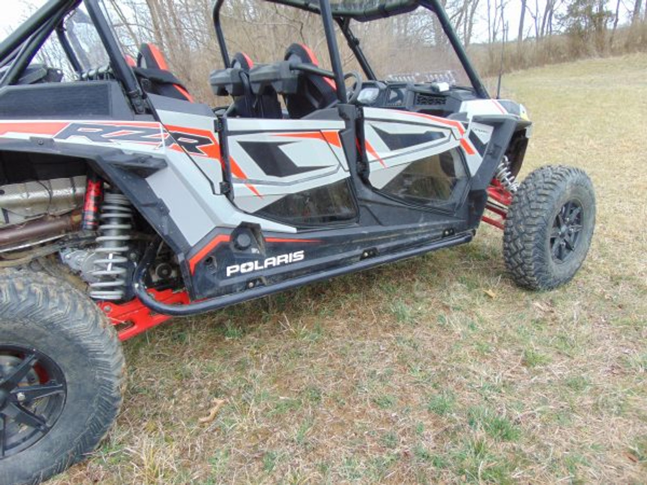3 Star side x side accessories Polaris RZR 4 900/XP 4 1000/XP 4 Turbo Lower Door Inserts Pair side angle view