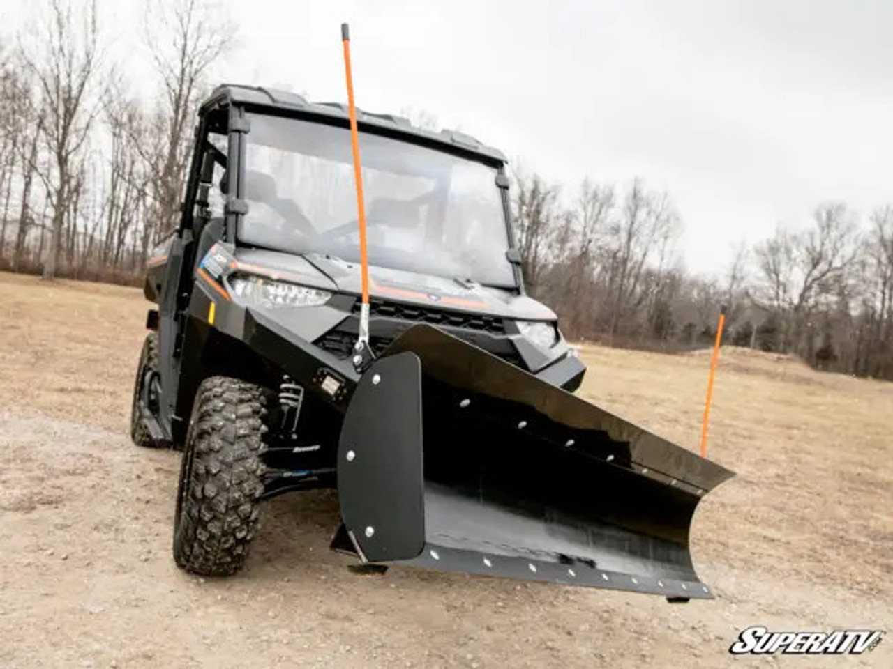 Side X Side Plow Pro Snow Plow Kit Polaris Ranger 1000 SuperATV