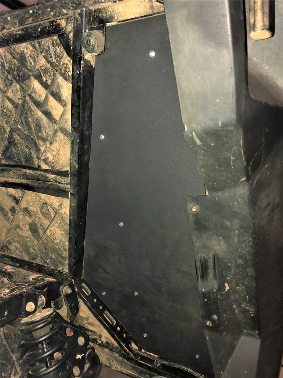 Side X Side Underbed Mud Shield w/ Fender Enclosure Polaris Ranger 1000/Crew