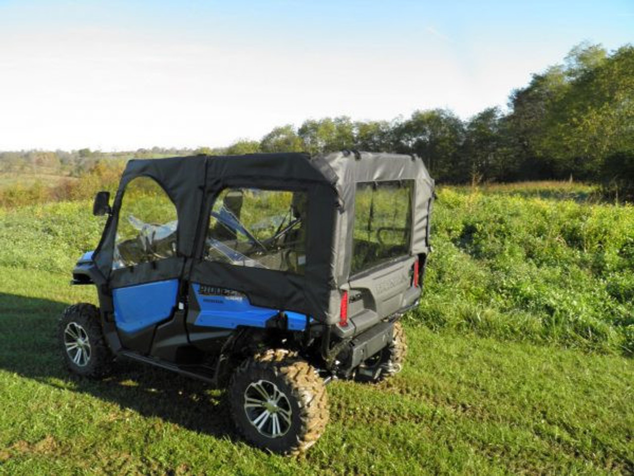 Honda Pioneer 1000-5/1000-6 Soft Doors/Rear Panel/Middle Panel rear and side angle view