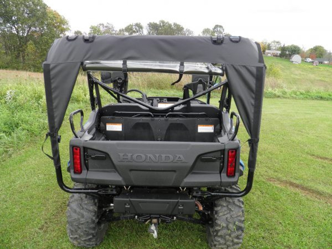 Honda Pioneer 1000-5/1000-6 Soft Doors/Rear Panel/Middle Panel rear view