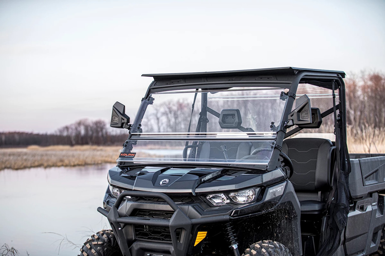 UTV Side X Side Full Tilt Hard Coated UTV Windshield Can-Am® Defender