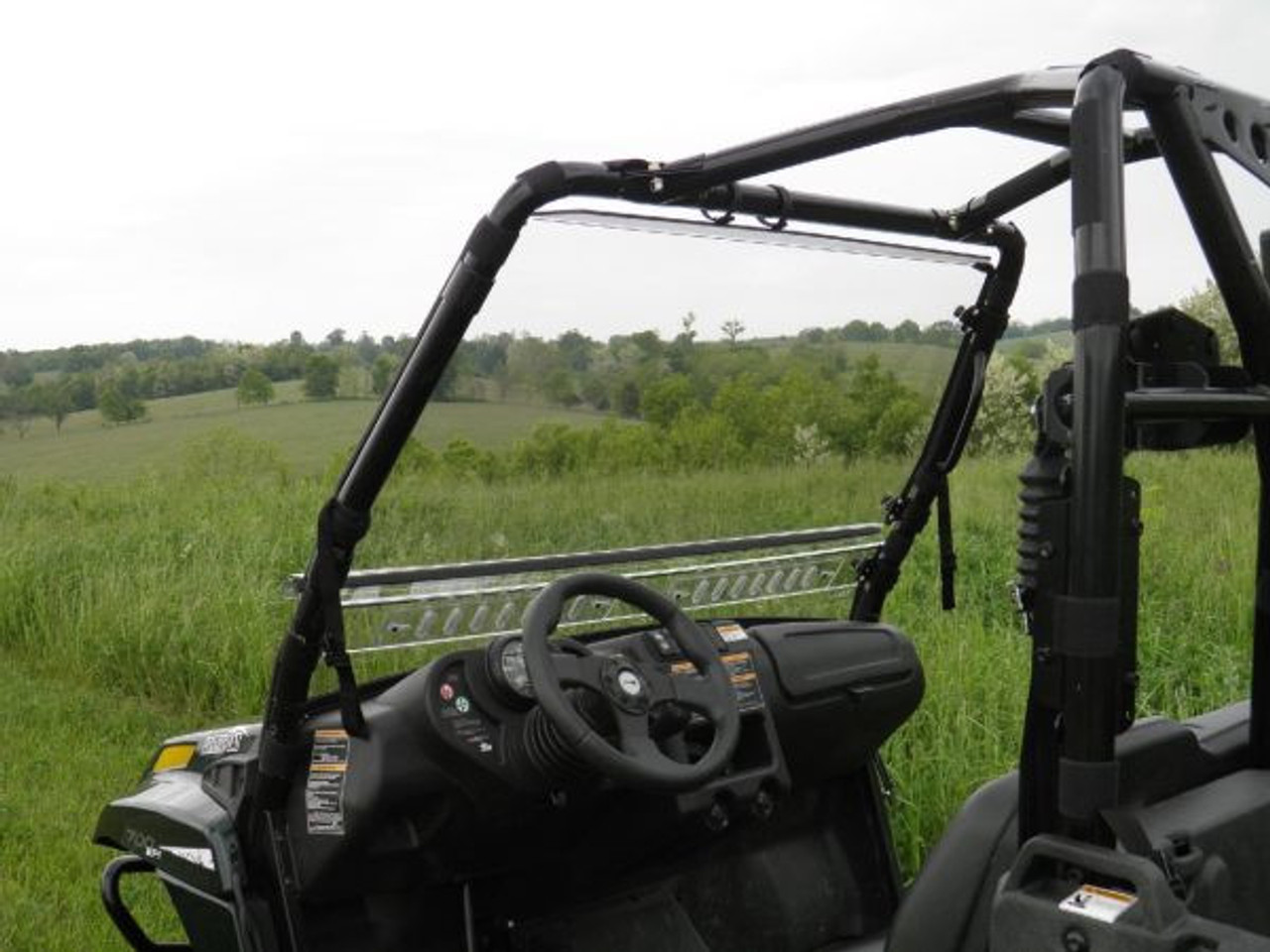 Windshield side view