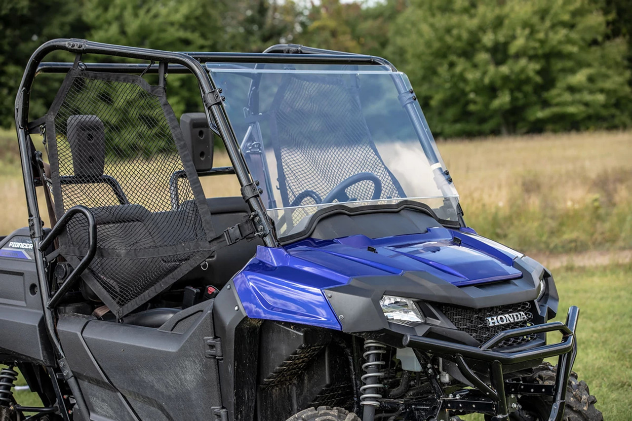 UTV Side X Side Full Fixed UTV Windshield  Honda Pioneer 700/4