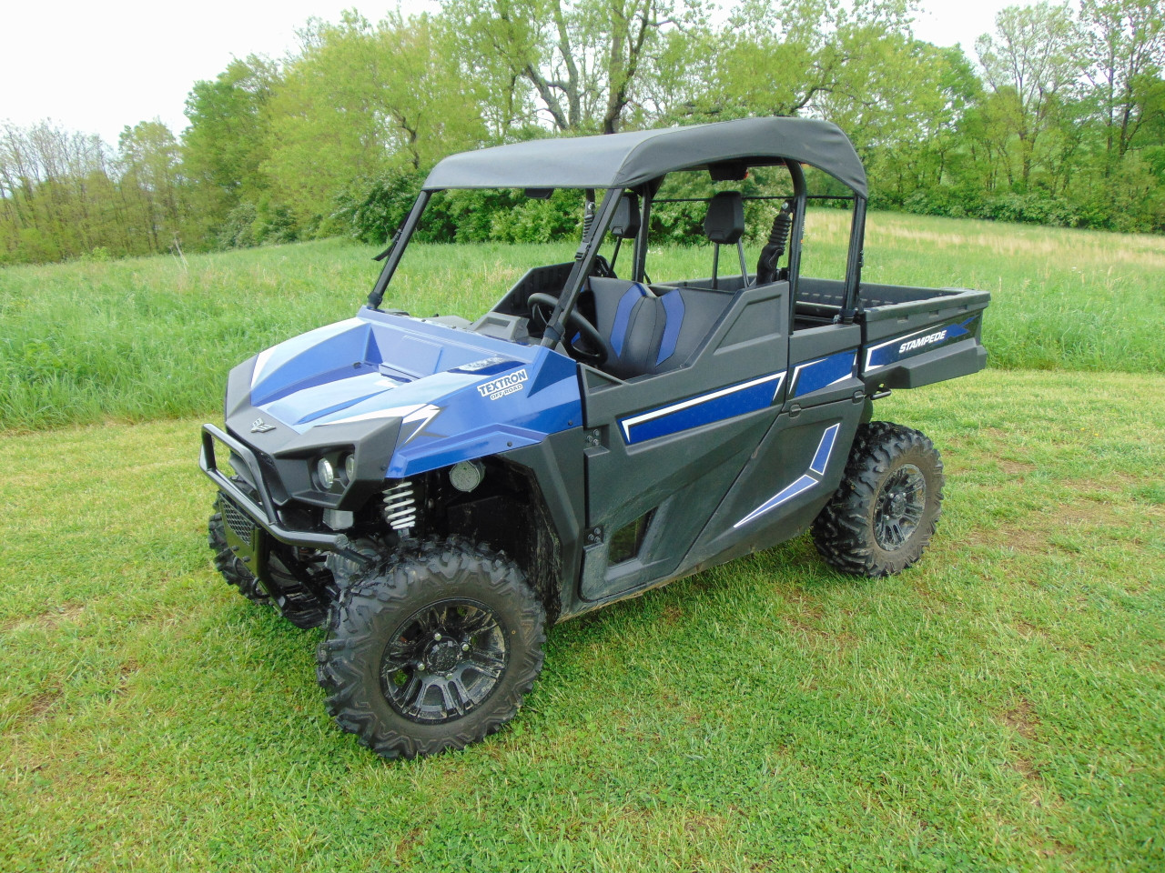 Soft top front and side corner view