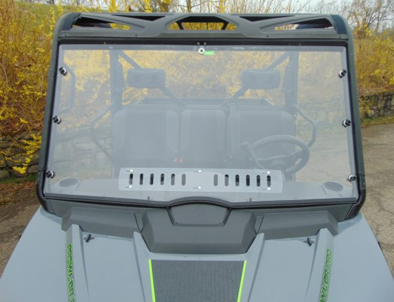 Windshield front view
