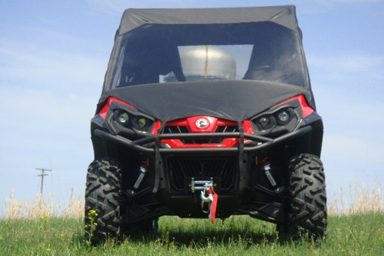 3 Star side x side can-am commander full cab enclosure front view