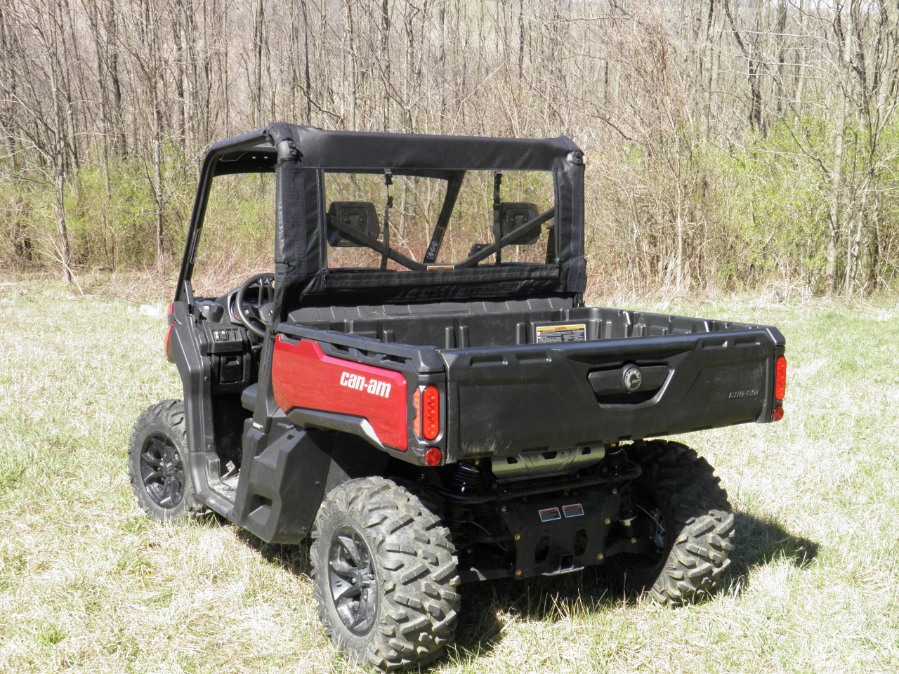 3 Star side x side can-am defender rear window