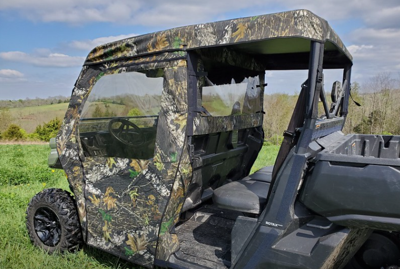 3 Star side x side can-am defender max middle or rear window side view