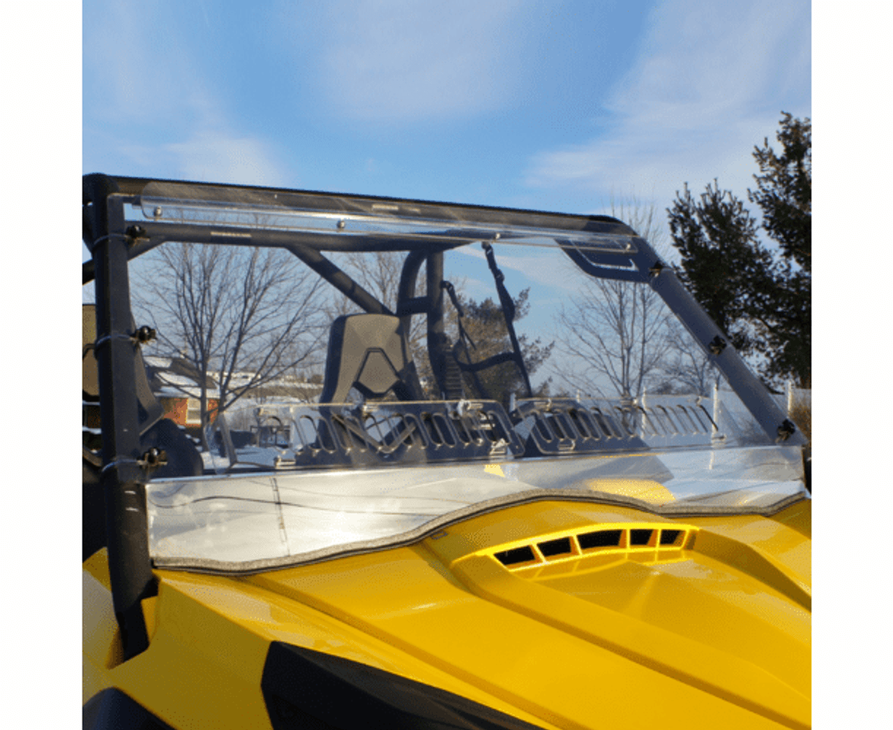 UTV Side X Side Aero-Vent Front Windshield Can Am Commander/MAX